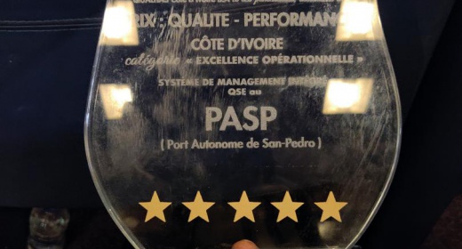 Port Autonome de San Pedro, Lauréat du prix Qualitas 2019 - dans la catégorie EFFICACITE OPERATIONNELLE du Système de Management Intégré QSE » feature image